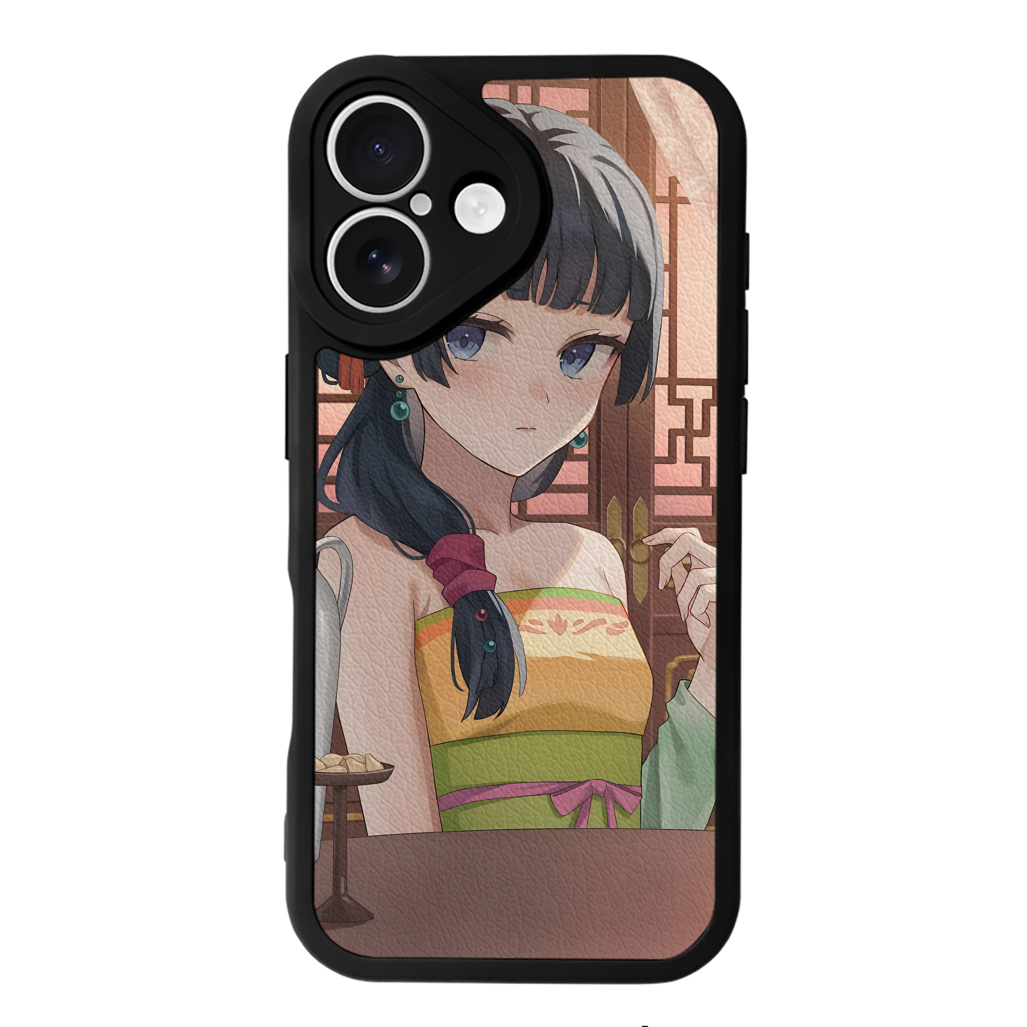 （画像用） 薬屋のひとりごと The Apothecary Diaries 【iPhone 16シリーズ対応】シリコンスマホケース（レザー調） 材質：シリコン
